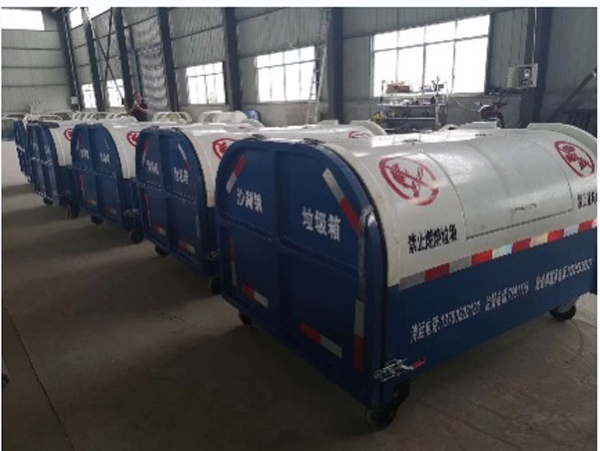 8-玻璃鋼勾臂式拉圾箱